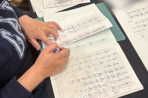 教育部の稽古の様子